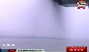 La télévision indonésienne montre des images des débris de l'avion