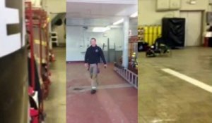 Des pompiers s'amusent à faire peur à leur collègue : 1 an de mauvaises blagues!