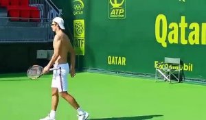 ATP - Doha - Ilija Bozoljac avant de défier en qualifs Filip Krajinovic