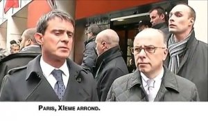 "Charlie Hebdo" : "Chaque Français, aujourd'hui, est horrifié", réagit Manuel Valls