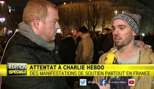 Charlie Hebdo : des milliers de personnes rassemblées en France
