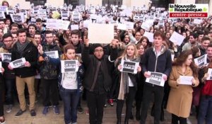 VIDEO. Poitiers. Les lycéens poitevins solidaires de Charlie Hebdo