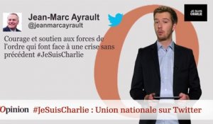#JeSuisCharlie : Union nationale sur Twitter
