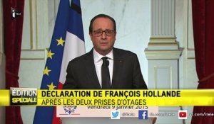 François Hollande : "La France a fait face"