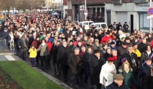 Dunkerque: la marche républicaine a réuni prés de 7000 personnes.