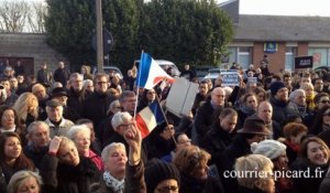Ils étaient nombreux à Saint-Quentin pour Charlie et la liberté d'expression