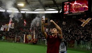 Le selfie de Totti pour son doublé !