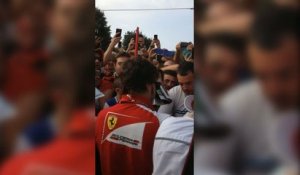 F1 - GP ITALIE : Alonso, la marée humaine avant la course