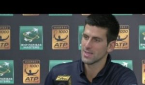 TENNIS - BNPPM - Djokovic : «Mon meilleur match»