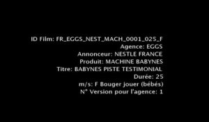 Nestlé France - machine et capsules de lait infantile BabyNes, "BabyNes, la nutrition nouvelle génération" - mai 2013
