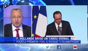 Hollande brise un tabou en prononçant le mot "islamophobie"