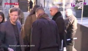 Exclu Vidéo : Stromae se rend au défilé de Valentino à Paris