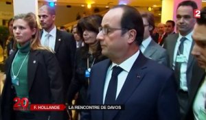 Forum de Davos : le terrorisme et le climat au cœur de l’intervention de F.Hollande