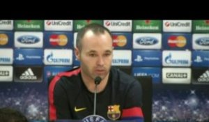 FOOT - C1 - Barça-PSG : Iniesta, «On jouera demain comme si c'était une finale»