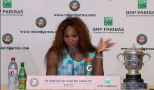 TENNIS - RG (F) - Williams : «Beaucoup plus décontractée»