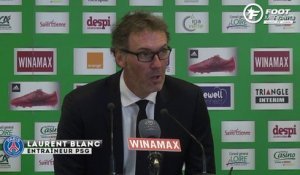 ASSE-PSG : Laurent Blanc s'en contente