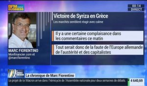 Marc Fiorentino: Grèce, quelles réactions des marchés après la victoire de Syriza? - 26/01
