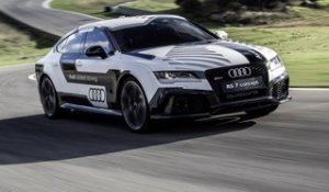 Essai Audi RS7 Sportback Autonome sur le circuit d'Ascari