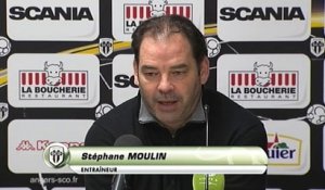 SCO 1-2 SB29 : Stéphane Moulin en conférence de presse