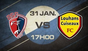 Samedi 31 Janvier à 17h00 - Andrézieux SF - Louhans Cuiseaux - CFA2 F