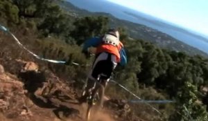 Cédric Gracia s'impose sur la course DH du Roc d'Azur 2013