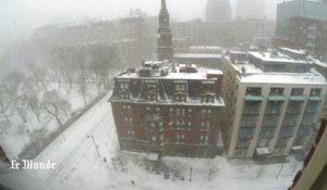 Time lapse : Boston sous 60 cm de neige