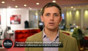 Référendum sur le service civique : qu'est-ce qui fait hésiter Hollande ?
