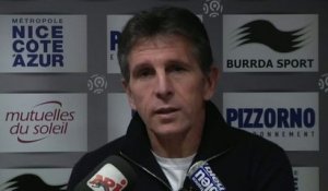 OGCN - Puel : «Lorient met de la qualité dans son jeu»