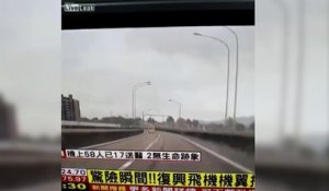 L'incroyable vidéo du crash de l'avion TransAsia à Taïwan