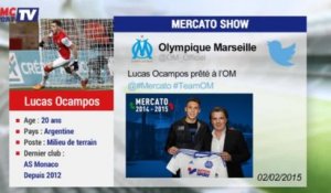 Mercato Show / La fiche transfert d'Ocampos à l'OM - 02/02