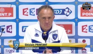 Monaco-Bastia : Conf. d'après-match de G. Printant