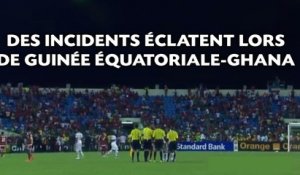 Des incidents éclatent lors de Guinée Équatoriale-Ghana