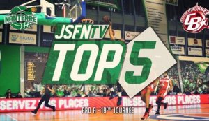 Top 5 - JSF Nanterre vs Cholet Basket (03/02/15) (Pro A - J19)