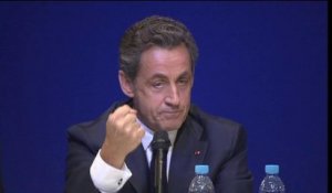 Nicolas Sarkozy veut "une famille indestructible" à l'UMP