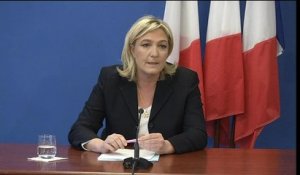 Ukraine: Le Pen se "réjouit" de la tentative diplomatique de Merkel et Hollande