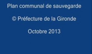 Plan communal de sauvegarde - Préfecture de la Gironde - Octobre 2013