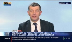 L'Édito éco de Nicolas Doze: Croissance française: un gain de 0,4% en 2014 – 13/02