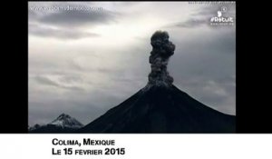 Mexique : une webcam capte l'impressionnante éruption du volcan Colima
