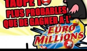 TOP 10 des choses plus probables que de gagner à l'Euromillions