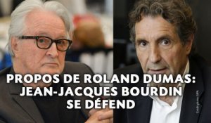 Propos de Roland Dumas: Bourdin se défend