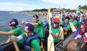 Les Dragon Ladies à la Vogalonga de Venise