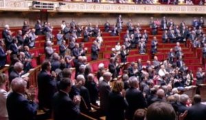 Standing ovation dans l'hémicycle après l’hommage de Claude Bartolone aux quatre résistants panthéonisés