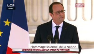 Panthéon : le discours de François Hollande