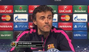 8e - Luis Enrique : "Pas de favori entre le Barça et City"