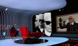Karl Lagerfeld dans Le Divan de Marc-Olivier Fogiel le 24/02/2015