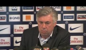 PSG - Ancelotti : «Devenir une équipe de très haut niveau»