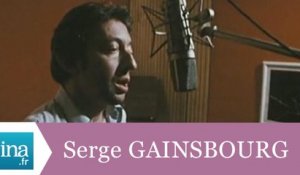 Serge Gainsbourg enregistre "Je suis venu te dire que je m'en vais" - Archive INA