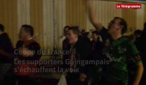 Coupe de France. Les supporters Guingampais s'échauffent la voix