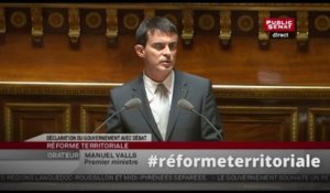 L'essentiel du discours de Manuel Valls au Sénat sur la réforme territoriale