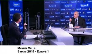 Elections départementales : Manuel Valls a "peur" que la France "se fracasse contre le FN"